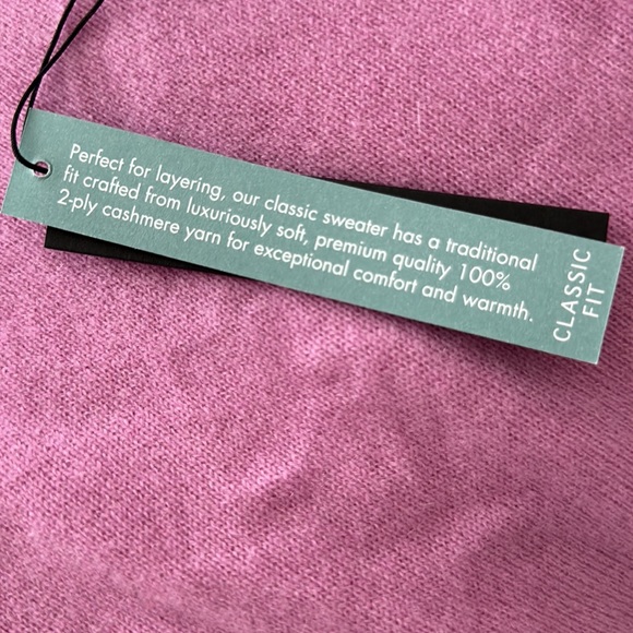 Tahari 100% 2 Ply Cashmere - Classic Fit - Small - Blue - Picture 4 of 4